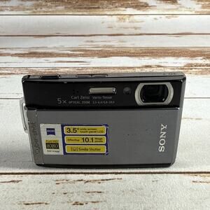 Sony Cyber-shot DSC-T300 Digital Camera | Touchscreen Parts/Repair Silver
